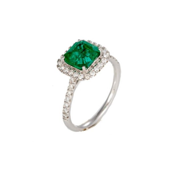 Gold | Diamond | Emerald Ring Online from Kajal Naina