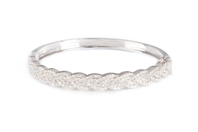 Braided Diamond bracelet