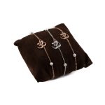Kajal Naina Aum Bracelet Pearl Ruby Diamond