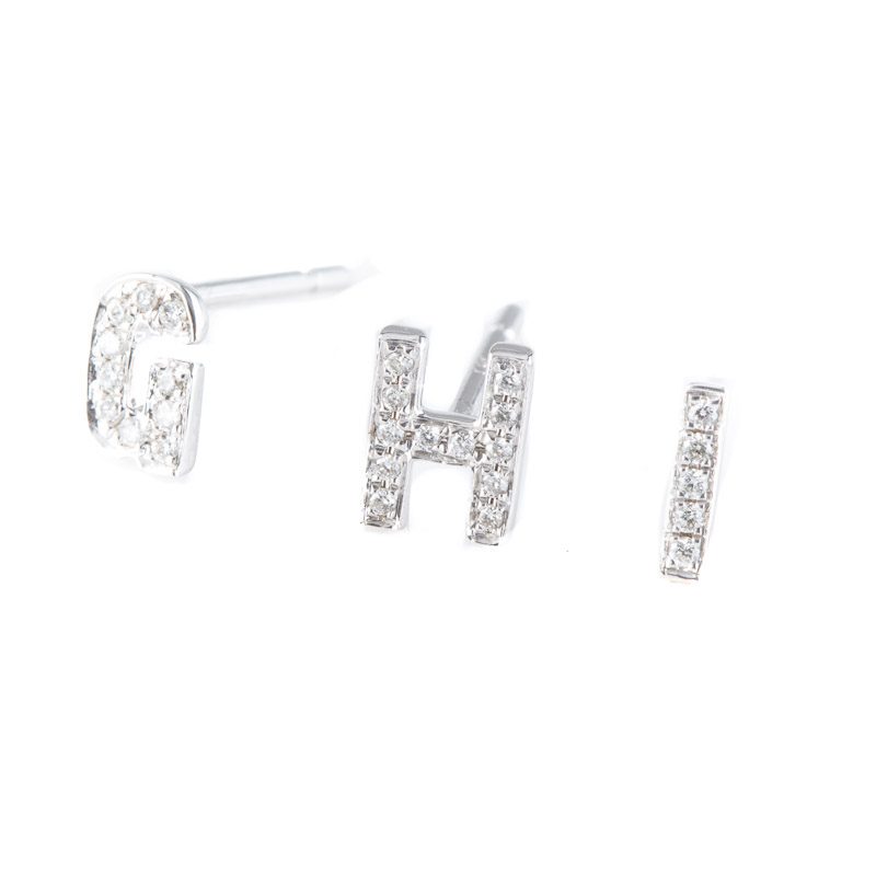Kajal Naina Diamond Earring Letters