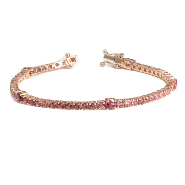 Pink Tourmaline Tennis Bracelet from Kajal Naina
