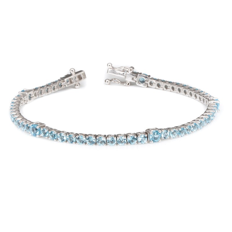 Vintage Blue Topaz and Diamond Bracelet  Bracelets from Cavendish  Jewellers Ltd UK