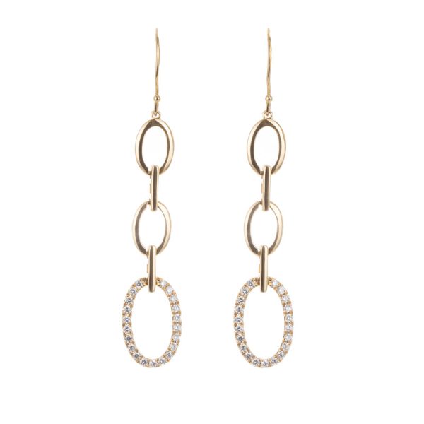 Shop Long Gold | Diamond Earrings from Kajal Naina