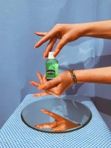Hand sanitiser and jewellery