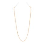 Paper Clip Chain Rose Gold (Long)