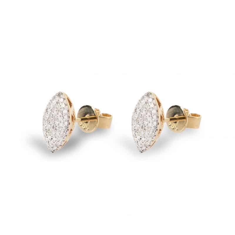 Pave Cushion Earrings