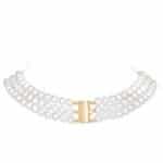 Audrey 3 Strands Pearl Necklace