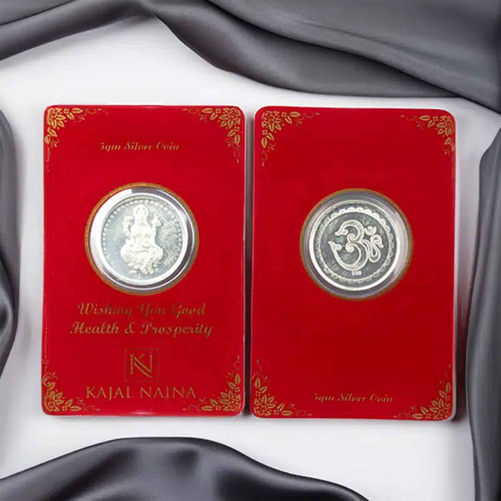 KN Laxmi Mata Silver Coin