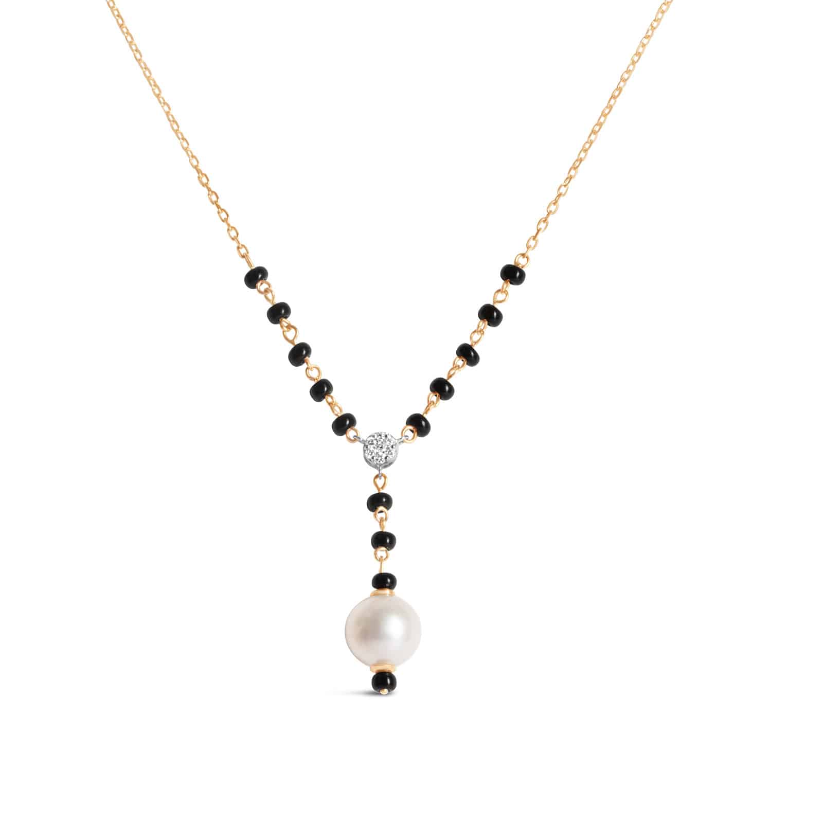 Shashi Diamond & Pearl Mangalsutra