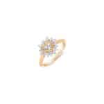 Luminous Diamond Heart Ring