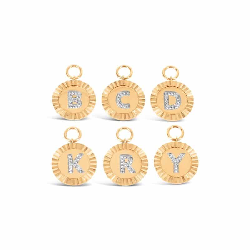 Coin Letter Pendant