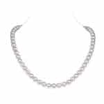 Akoya Silver Grey Pearl Necklace