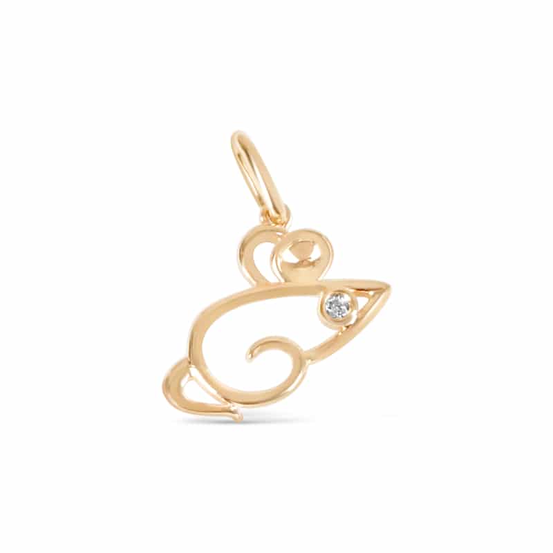Lunar  Zodiac Pendant - Rat