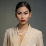 Diana Double Oval Pearl Necklace Ball Clasp