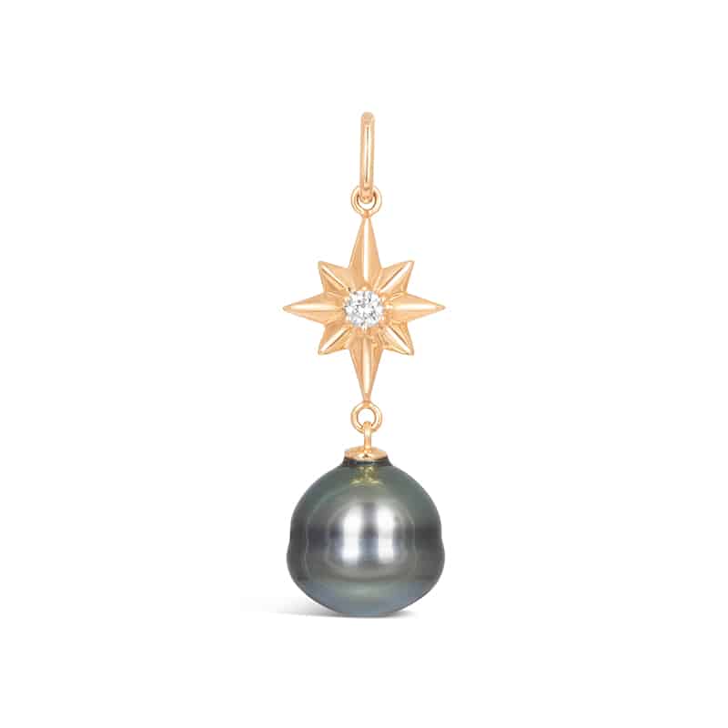 Guiding Star with Tahitian Pearl Pendant