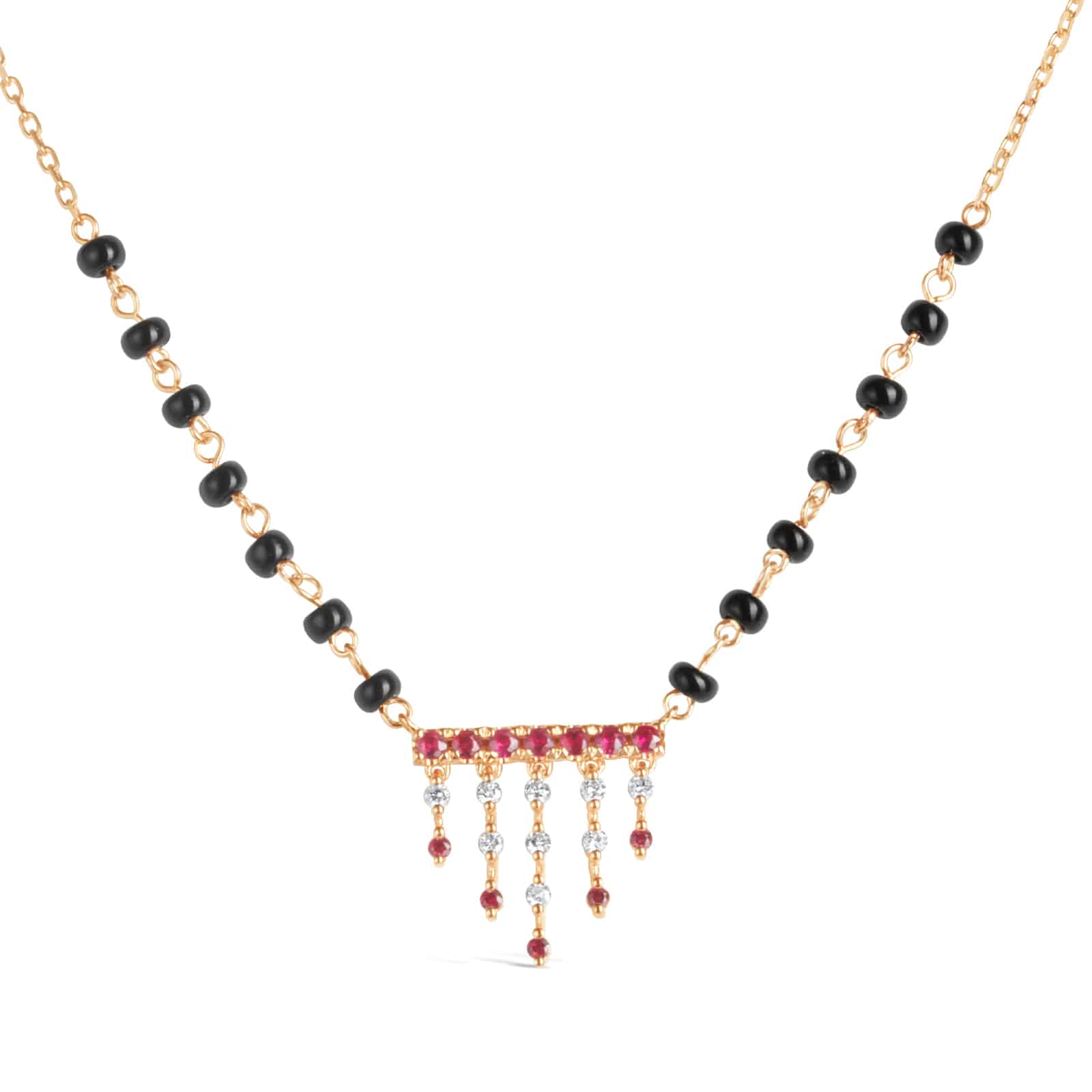 Sanu Jharana Mangalsutra (Ruby)