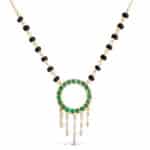Mohini Emerald & Diamond Mangalsutra