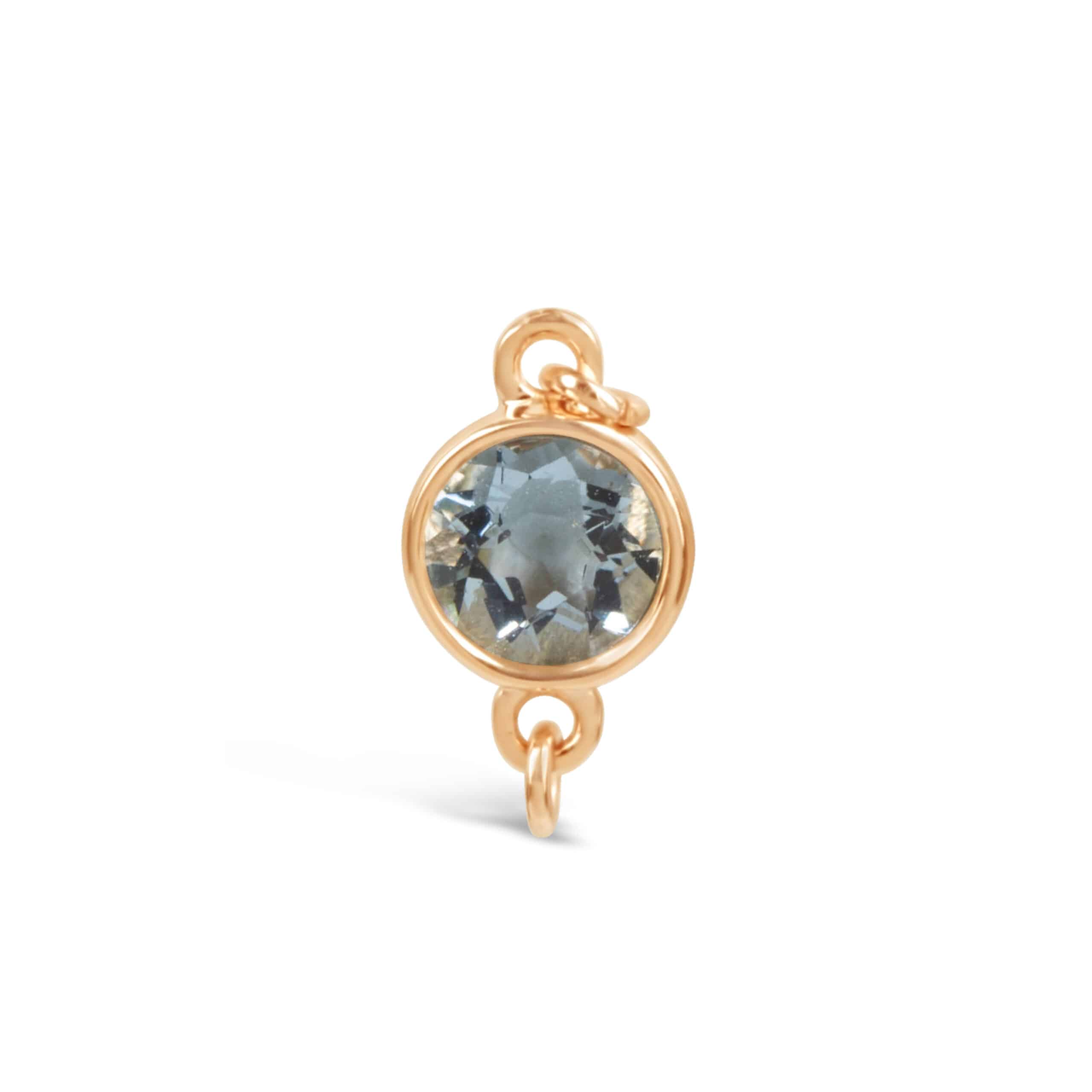 Mini Birthstone - Aquamarine (March)