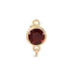Mini Birthstone - Garnet (January)