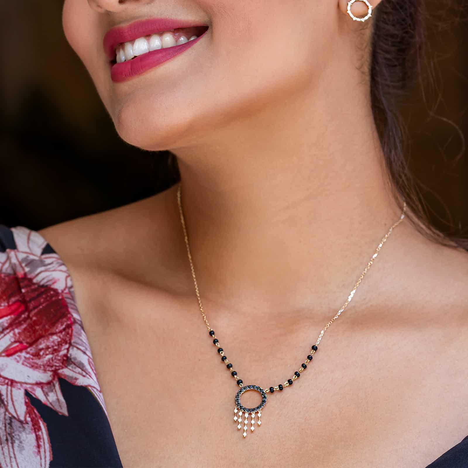 Mohini Black Diamond Mangalsutra