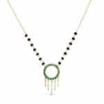 Mohini Emerald & Diamond Mangalsutra