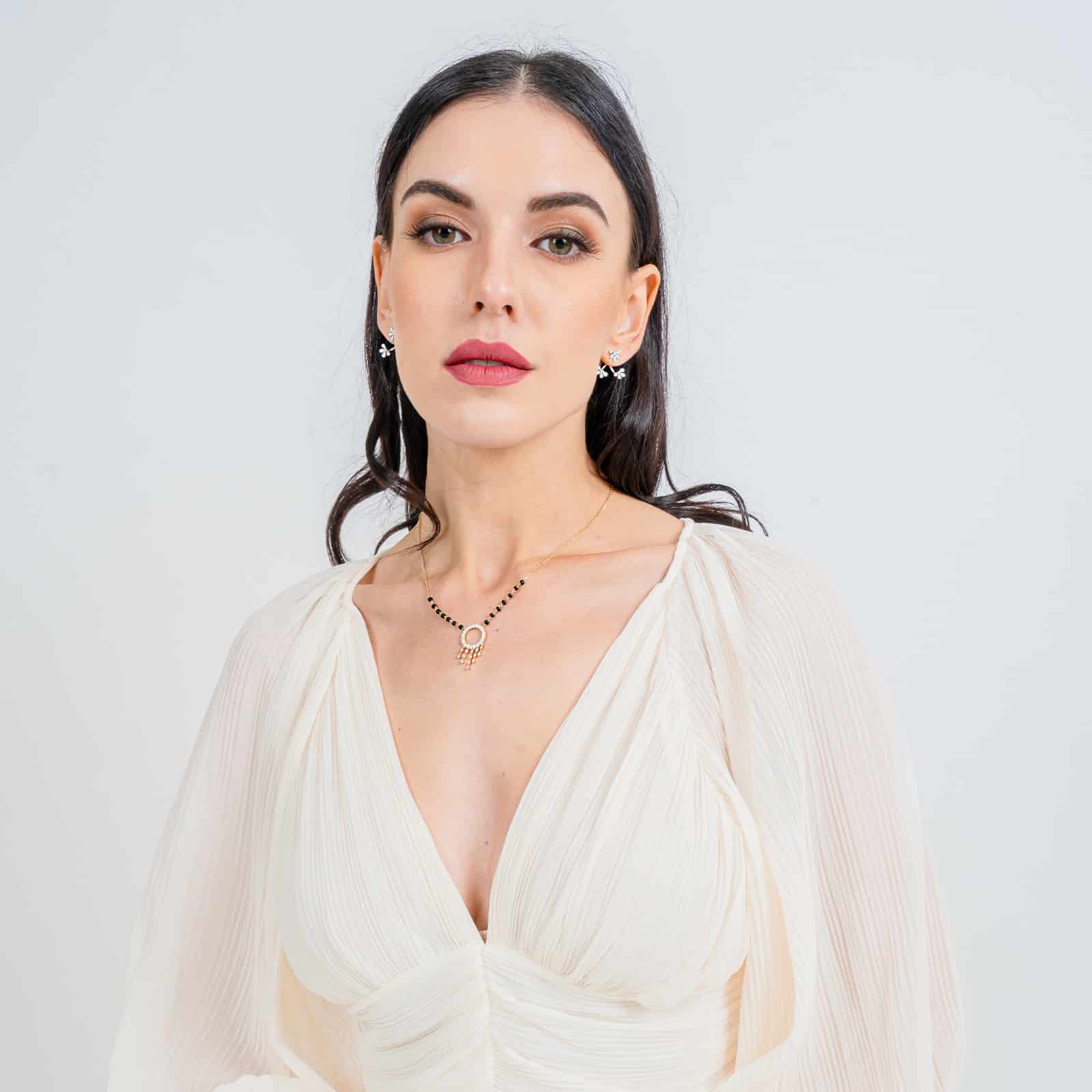 Mohini Full Diamond Mangalsutra