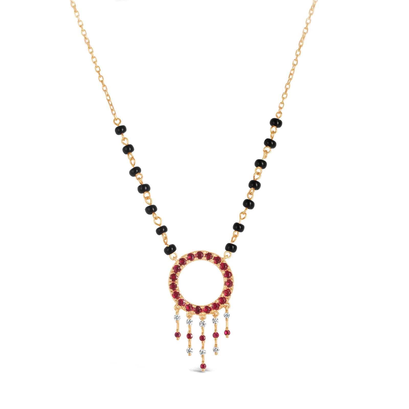 Mohini Ruby & Diamond Mangalsutra