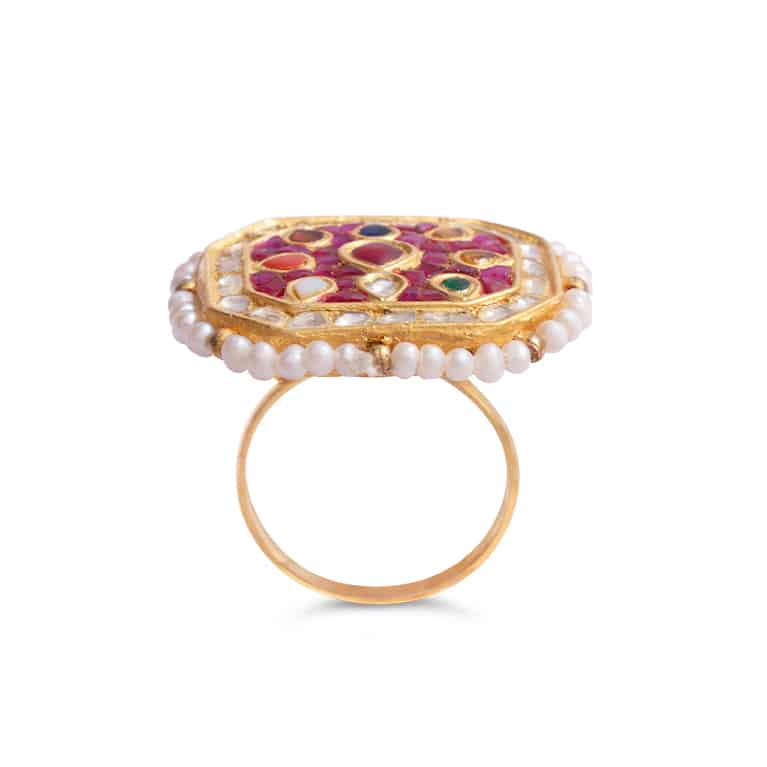 Navratna Polki Ring