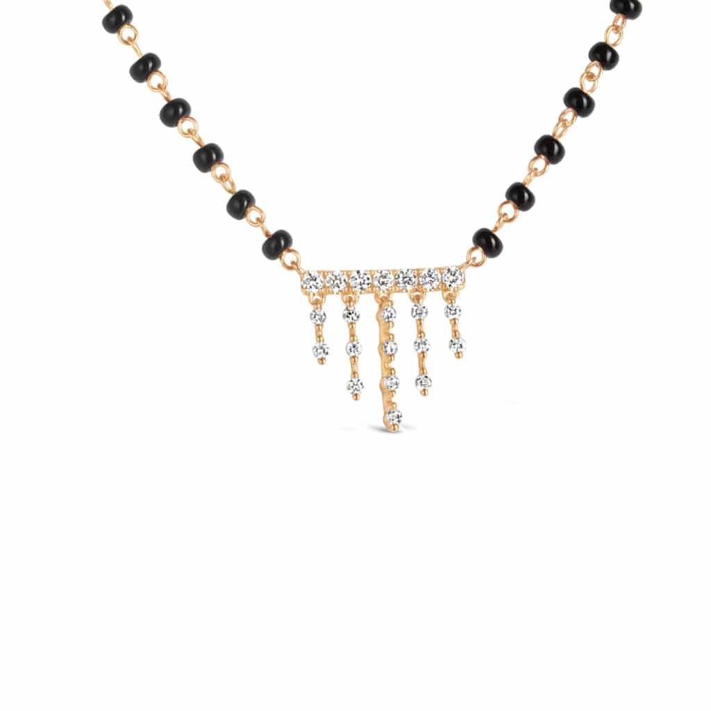 Sanu Jharana Mangalsutra (Full Diamond)