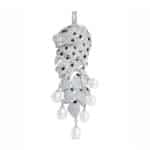 Leopard Pendant with Pearl