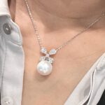 Kate Diamond and Pearl Necklace/ WYG