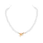 18K Flying Bird Pearl Necklace