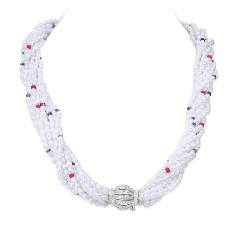 Donna Torsade Pearl Necklace