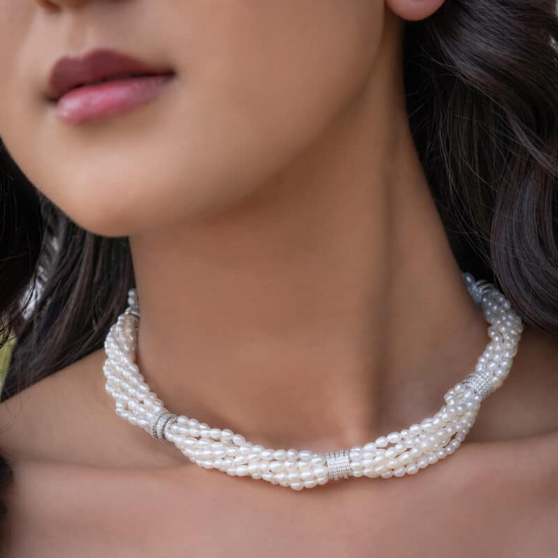 Emilia 5 Gedi Pearl Necklace