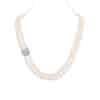 Kamala Double Strands Oval Pearl Necklace