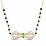 Vajra Emerald Mangalsutra