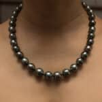 Tahitian Pearl Necklace & Studs Set