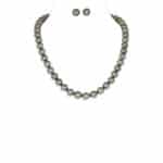 Tahitian Pearl Necklace & Studs Set