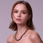Tahitian Pearl Necklace & Studs Set