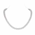 Akoya Silver Grey Pearl Necklace