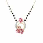 Ruby Blossom Mangalsutra