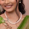 Claire Round Pearl Necklace