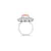 Elegant Radiant Silver Ring