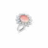 Elegant Radiant Silver Ring
