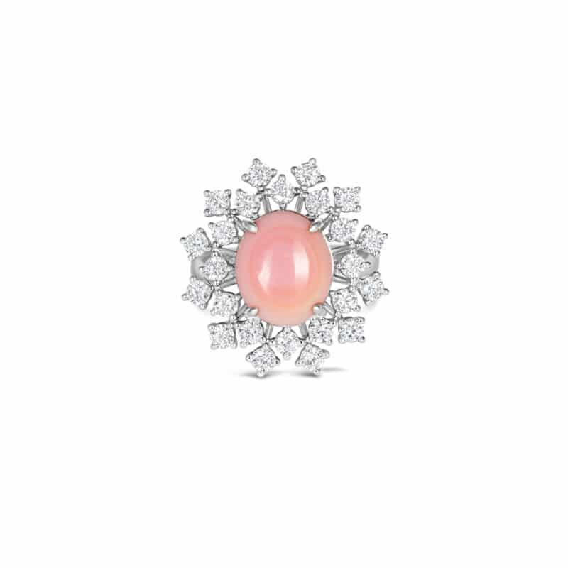 Elegant Radiant Silver Ring