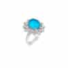 Elegant Radiant Silver Ring