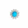 Elegant Radiant Silver Ring
