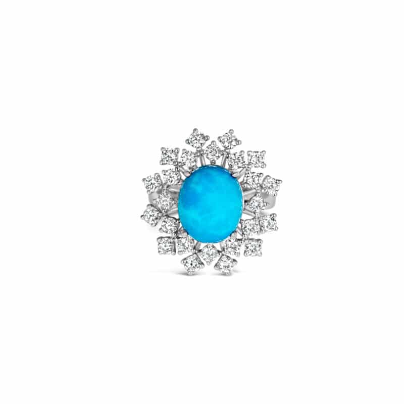 Elegant Radiant Silver Ring