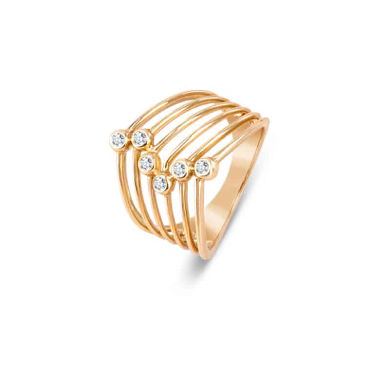 Dancing Diamond Ring