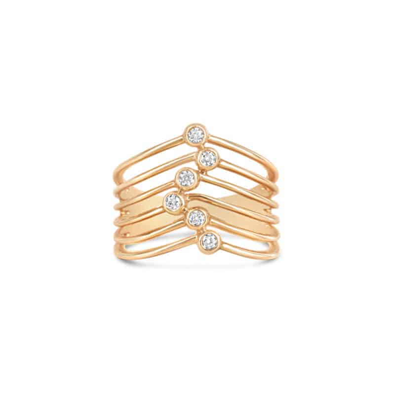 Dancing Diamond Ring
